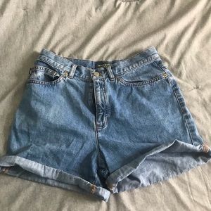 VINTAGE high waisted ralph lauren shorts